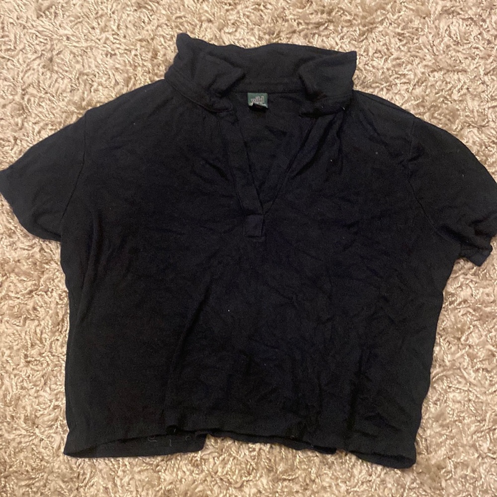 Wild Fable Black Crop Top